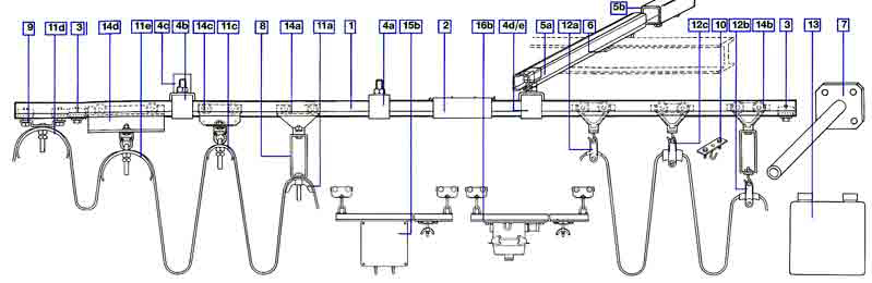 C profiles steel or stainless steel for glide rails